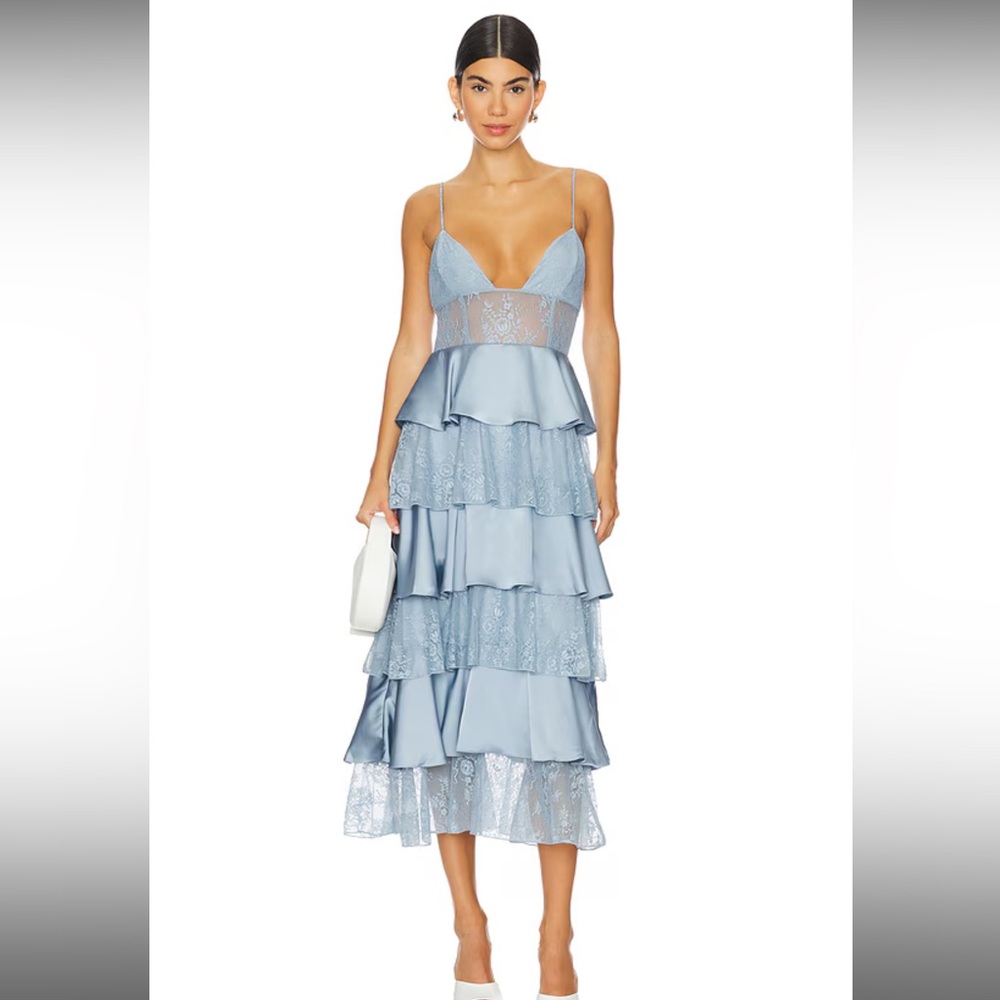 Brand new blue lace we wore what dress!